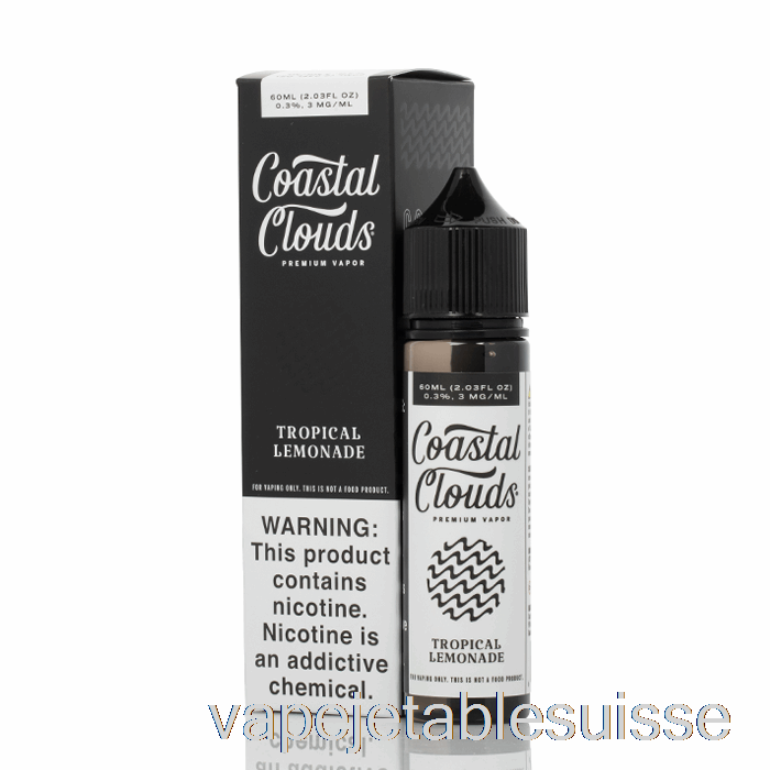 Vape Suisse Limonade Tropicale - Nuages ​​côtiers Co. - 60 Ml 0 Mg